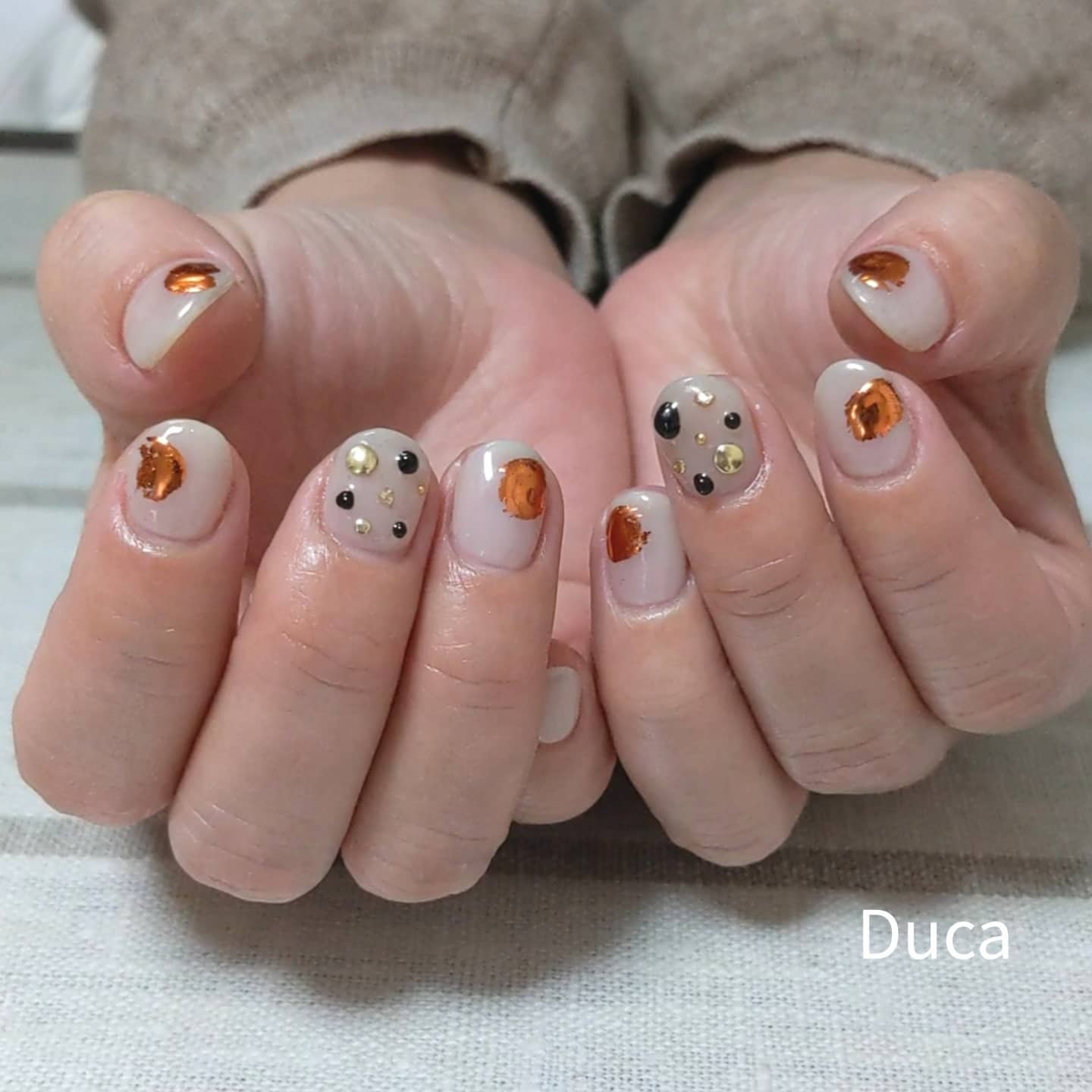 好きなものをかけ合わせました♡結果オシャレでかわいい#duca #nail #nails #naildesign #gelnails #nailsalon #wax #waxingsalon #threading #ネイル #ネイルサロン #ジェルネイル #ネイルデザイン #ネイルアート #ホイルネイル #ワックス #脱毛 #糸脱毛 #ハーブピーリング #志木ネイルサロン #新座ネイルサロン #志木 #新座