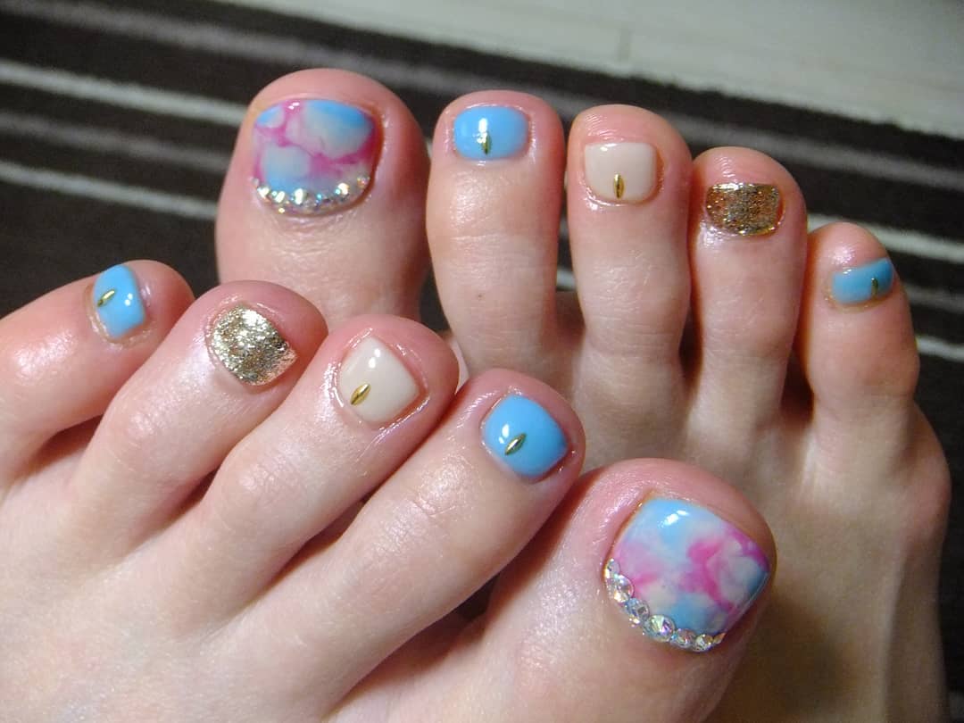 フットのお客さま増えてますサンダル履く準備♪