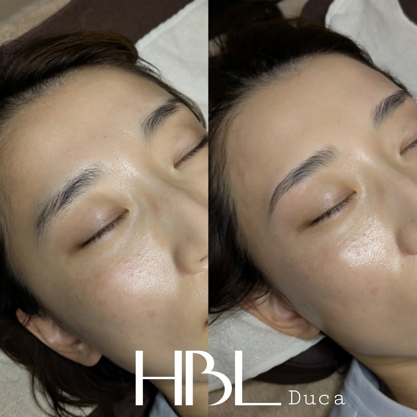 ハリウッドブロウリフトとフェイスワックス️眉毛ノーメイクです♡フェイスワックスで透明感UP＆ツヤツヤお肌…..東武東上線 志木駅南口から徒歩5分、ネイル&ブラジリアンワックス「Duca」ワックス脱毛·糸脱毛やハーブピーリング、眉毛ハリウッドブロウリフトもメニューにあります。