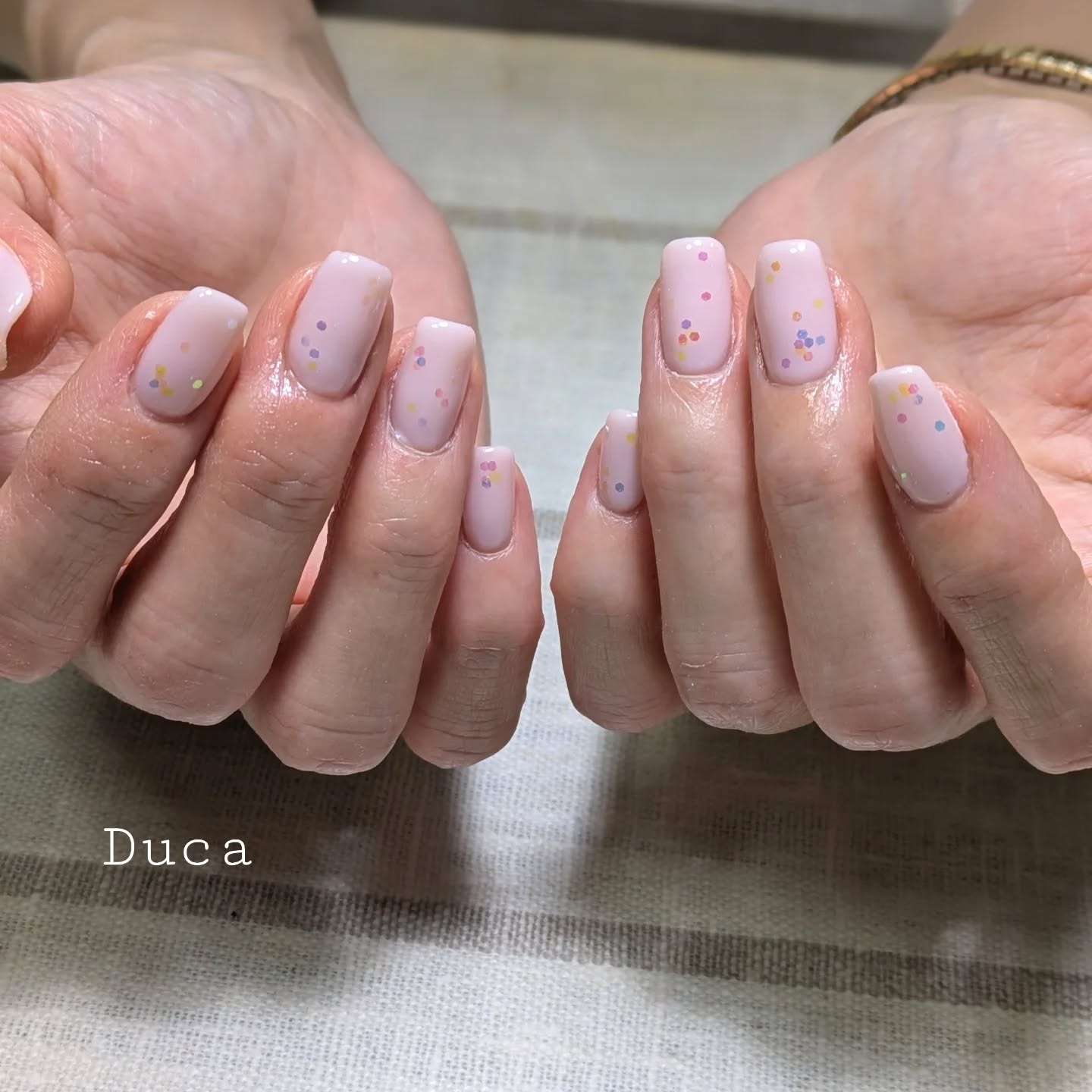 ベビーピンクとても可愛かったです…..東武東上線 志木駅南口から徒歩5分、ネイル&ブラジリアンワックス「Duca」ワックス脱毛·糸脱毛やハーブピーリング、眉毛ハリウッドブロウリフトもメニューにあります。